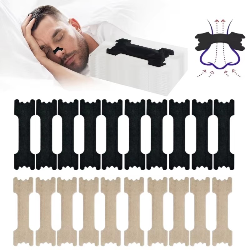 Health & Wellness Programs - 10-100pcs Anti-snoring Strips Easier to Breathe