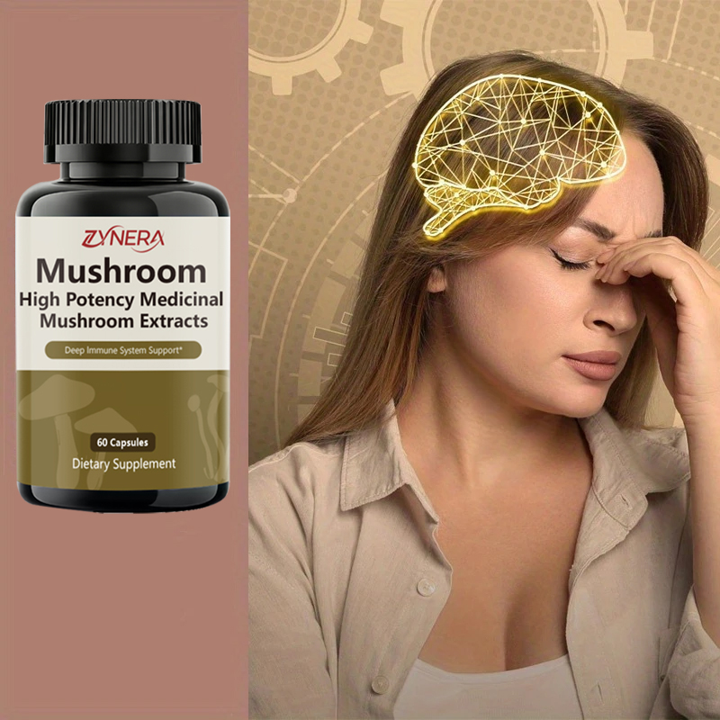 Health & Wellness Expo 2025 - Mushroom Complex Capsules Supplement Support Immunity