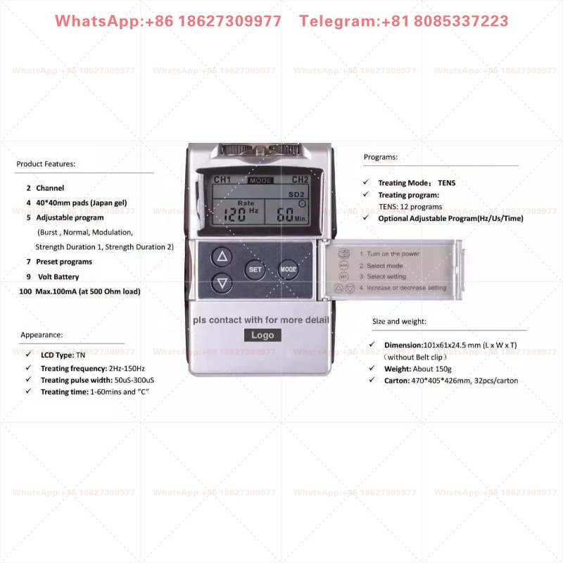 7000 4-Channel 15 Modes Pain R - Tens Pain Relief Unit review and price