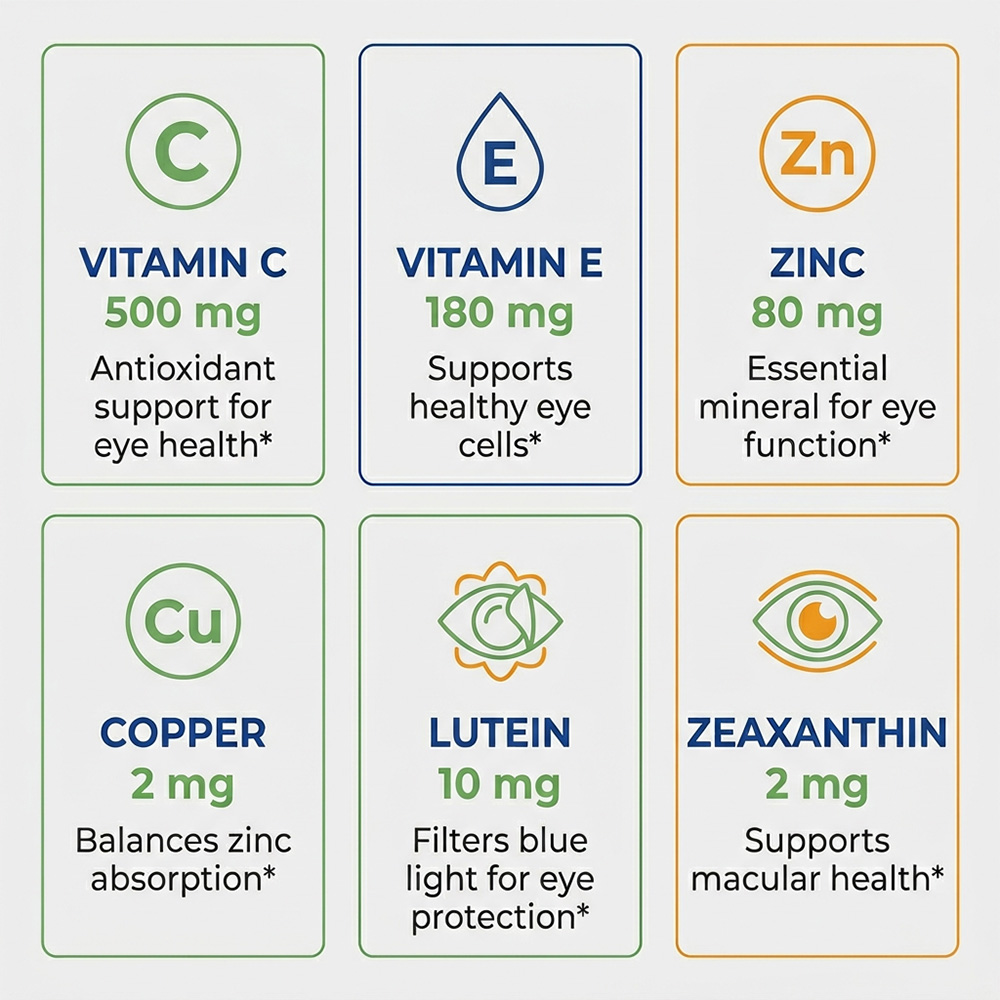AREDS 2 Eye Capsules, Lutein & - Health Wellness Vitamins review and price