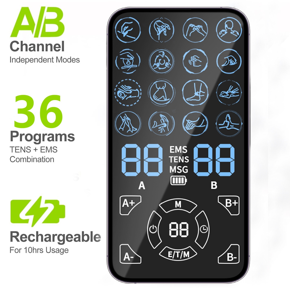 TENS Unit EMS Pain Relief Mass - Tens Pain Relief Unit review and price