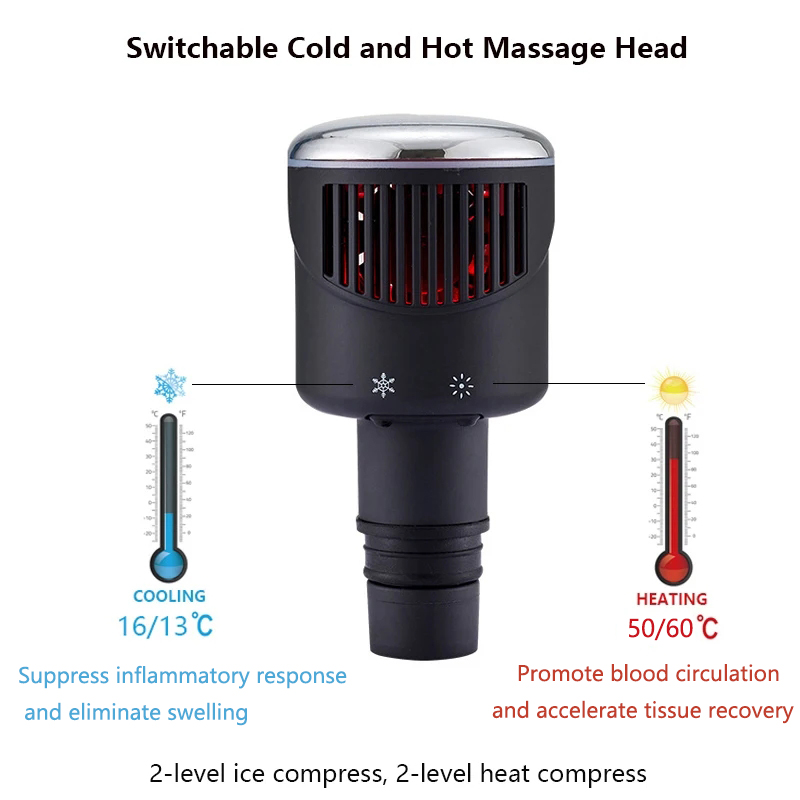 New Heat-Cold Fascia Gun Massa - Health Wellness Massage review and price
