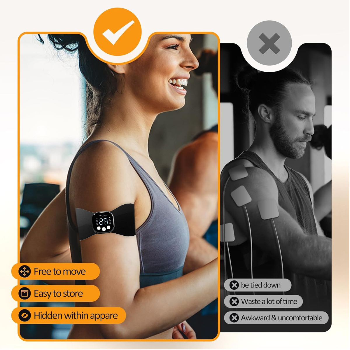 Wireless EMS Muscle Stimulator - Tens Pain Relief Unit review and price