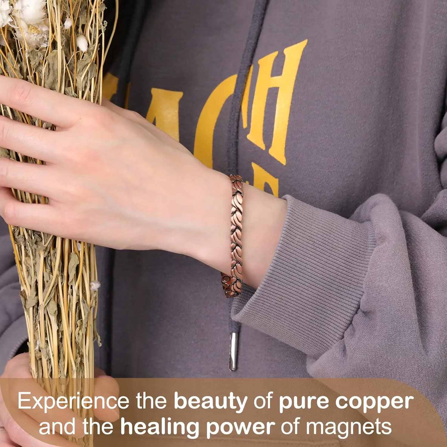 ARADOO Pure Copper Magnetic Br - Health Wellness Gifts Women review and price