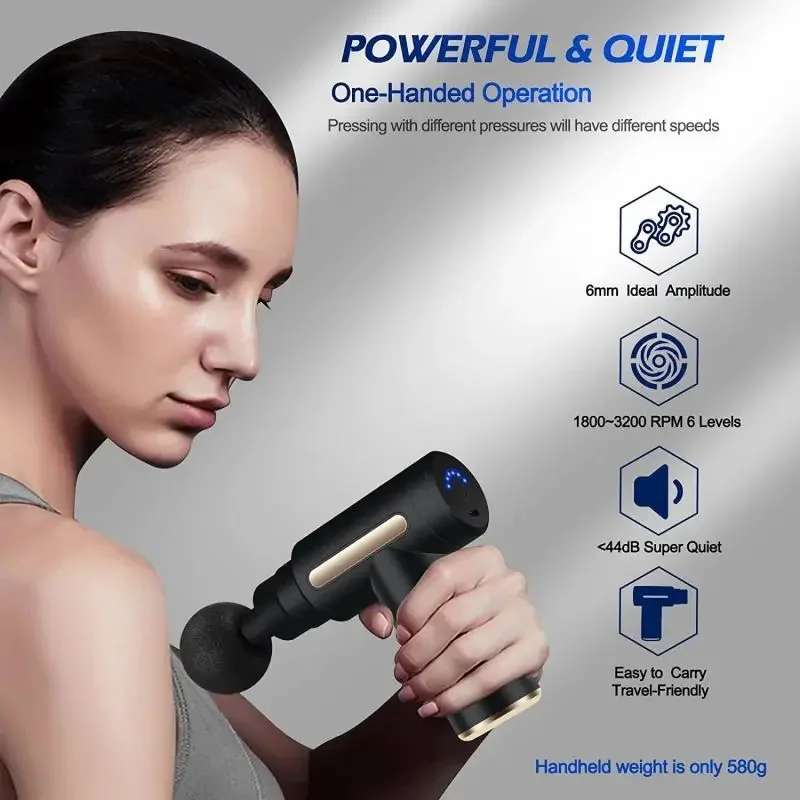 Portable Fascial Massage Gun E - Health Wellness Massage review and price