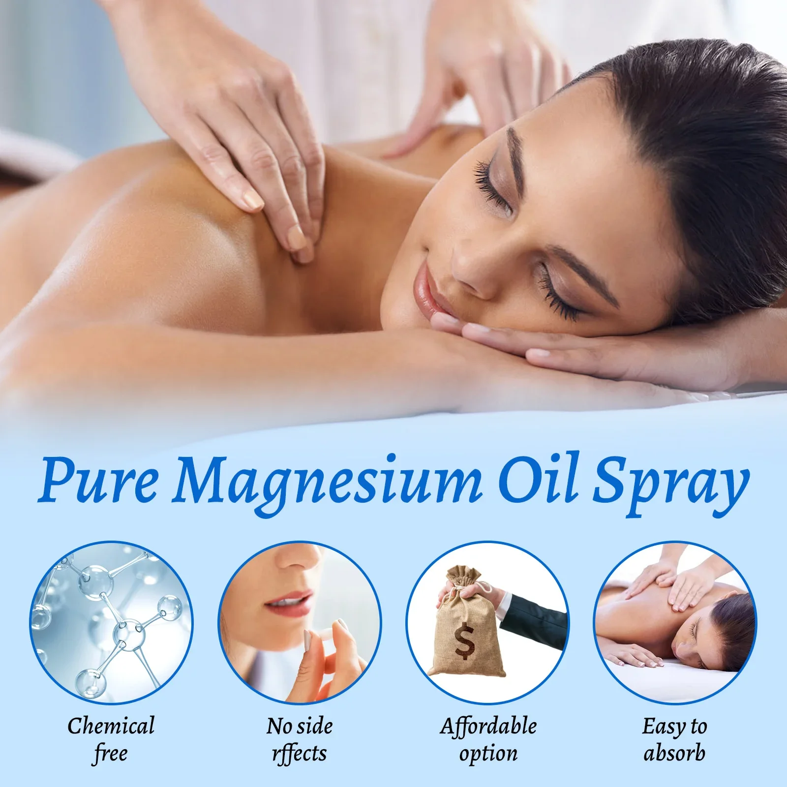 Magnesium Body Oil Spray 60ml  - Bath Salts Magnesium review and price