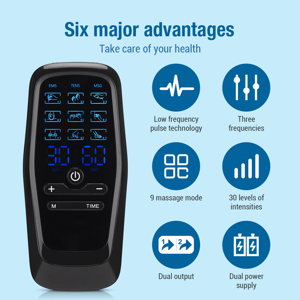 EMS Muscle Electrostimulator T - Tens Pain Relief Unit review and price