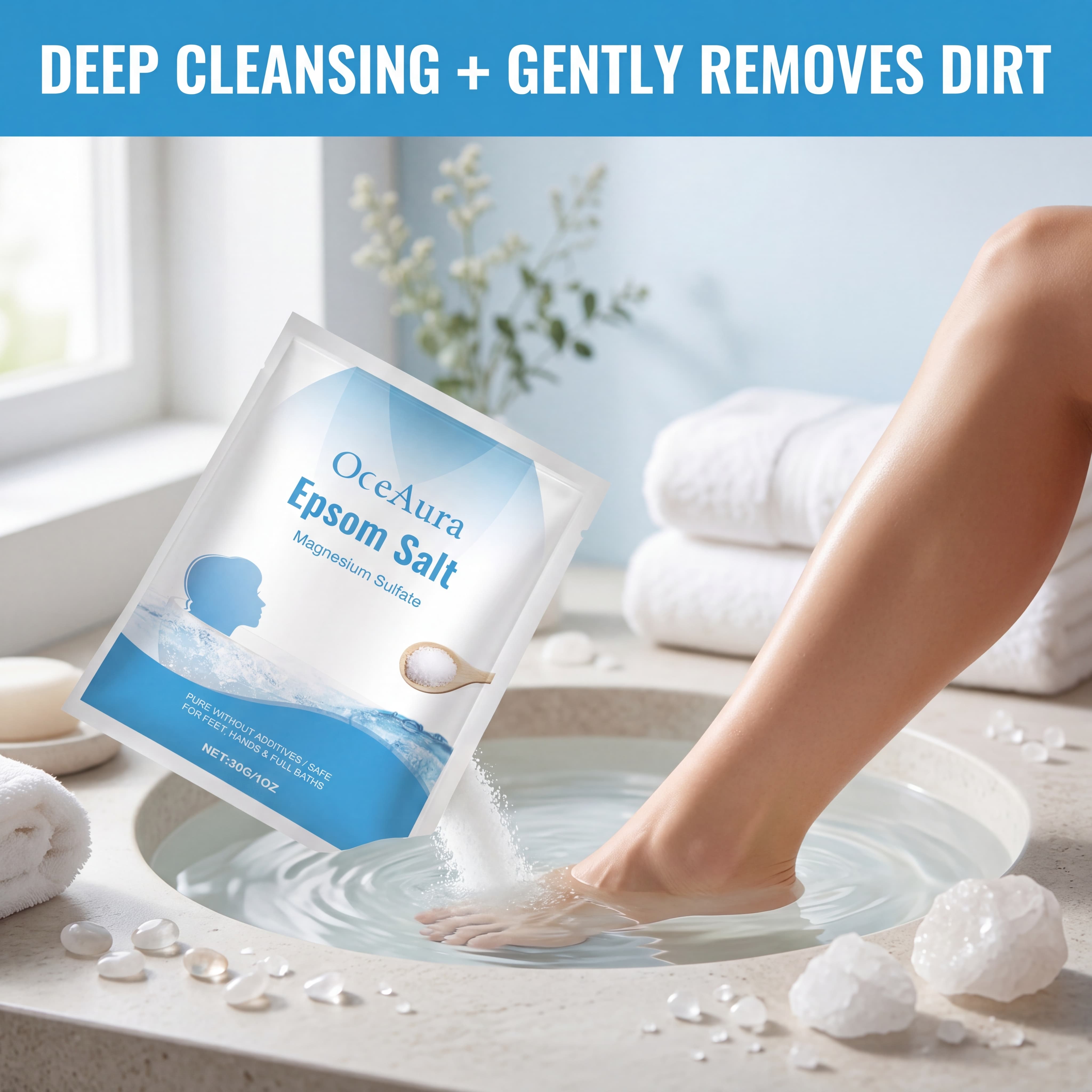 Pure Epsom Salt Magnesium Sulf - Bath Salts Magnesium review and price