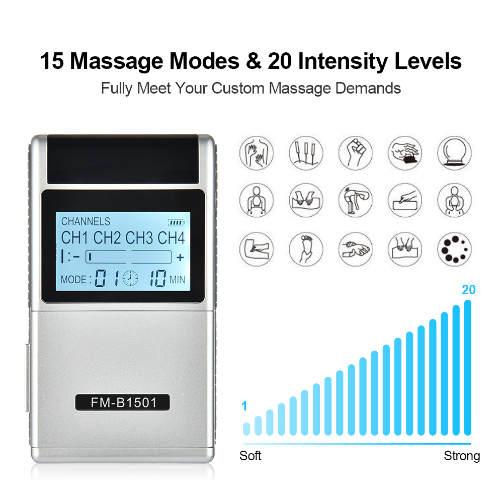 8 Electrode Pads 15 Mode Healt - Tens Pain Relief Unit review and price
