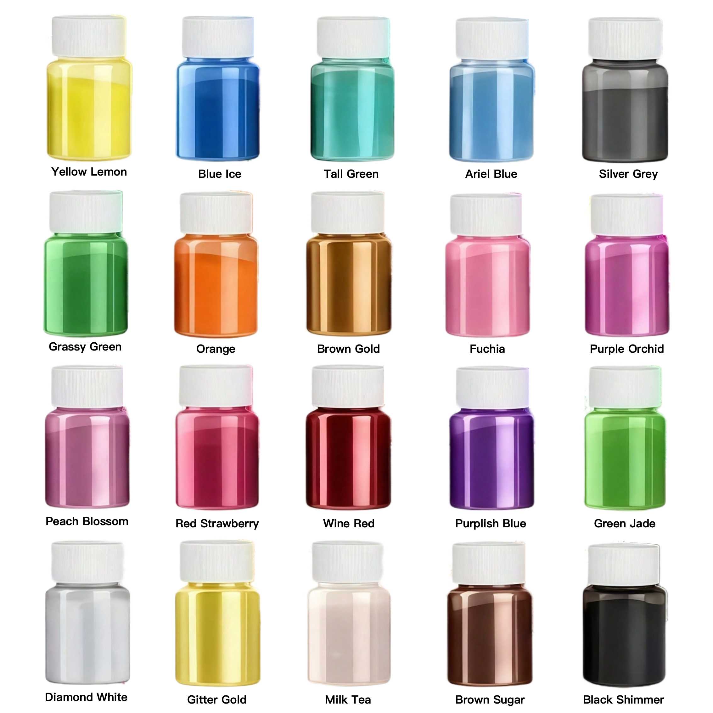 20 Colors 20ml Pack Epoxy Resi - Bath Salts Magnesium review and price